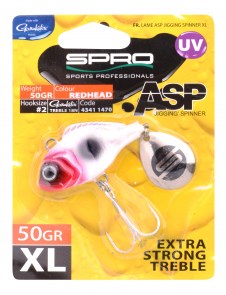 SPRO ASP Spinner XL 50g Redhead